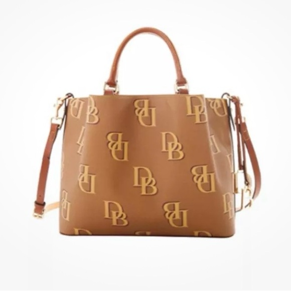 Dooney & Bourke monogram Brenna saddle - Picture 2 of 6